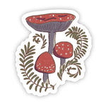 Big Moods Three Red Mushrooms Vinyl Sticker