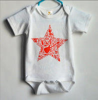 Little Black Tutu Music Star Infant Bodysuit, 0-3 mo