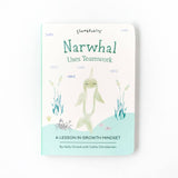 Slumberkins Seafoam Narwhal Snuggler - Growth Mindset