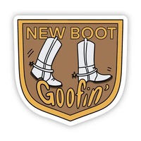 Big Moods 'New Boot Goofin' Vinyl Sticker