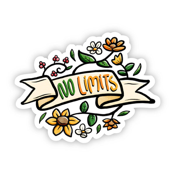 Big Moods 'No Limits' Vinyl Sticker