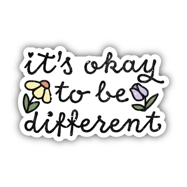 Big Moods 'It's Okay To Be Different' Vinyl Sticker