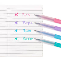 Ooly Oh My Glitter! Retractable Glitter Gel Pens, Pack of 4