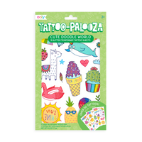 Ooly Tattoo-Palooza Temporary Tattoos - Cute Doodle World
