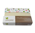 OsoCozy Unbleached Cotton Prefolds, 6-Pack