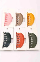 Oval Hair Claw Clips