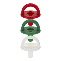 Itzy Ritzy Sweetie Soother Holiday Cable Pacifier Set of 3