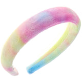 Soft Rainbow Tie Dye Padded Headband