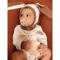 Itzy Ritzy Bitzy Pal Natural Rubber Pacifier & Lovey