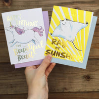 *FINAL SALE* Paper Wilderness Happy Birthday Unicorn Greeting Card