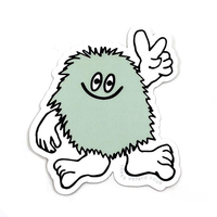 Peace Fuzz Vinyl Sticker