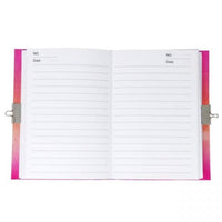Pink Poppy Butterfly Skies Scented Lockable Diary