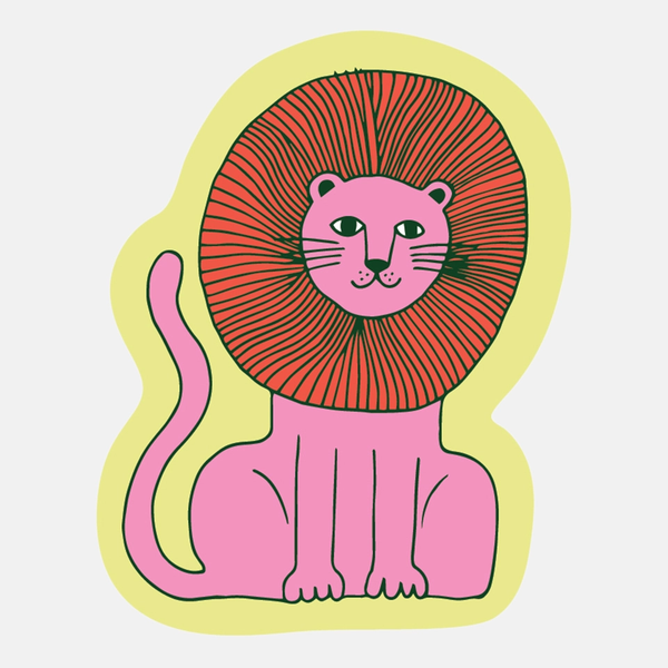 The Good Twin 'Lion' Vinyl Sticker