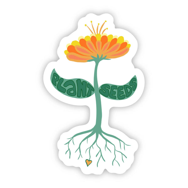 Big Moods 'Plant Seeds' Vinyl Sticker