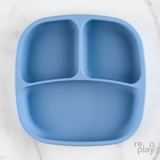 Re-Play Silicone Suction Divided Plate