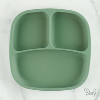 Re-Play Silicone Suction Divided Plate