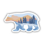 Big Moods Snowy Nature Polar Bear Vinyl Sticker