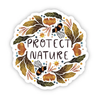 Big Moods 'Protect Nature' Vinyl Sticker