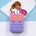*FINAL SALE* Unicorn Crossbody Mini Bubble Popper Purse