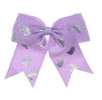 Large Glitter Unicorn Bow