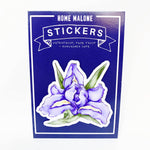 Home Malone Purple Iris Vinyl Sticker