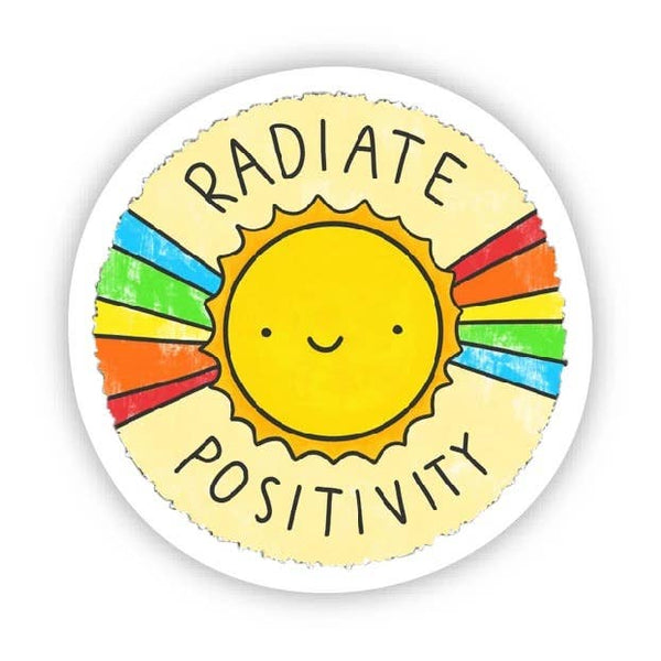 Big Moods 'Radiate Positivity' Vinyl Sticker