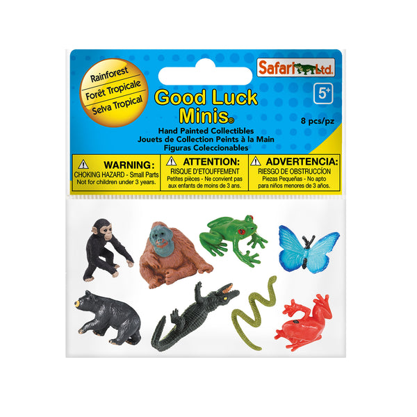 Safari Ltd. Good Luck Mini Figurine Fun Pack - Rainforest