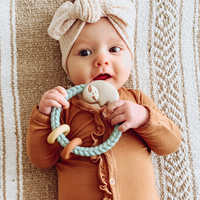 Itzy Ritzy Ritzy Rattle Silicone Teether
