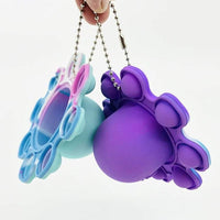 Poptastic Reversible Happy/Sad Octopus Popper Keychains