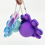 Poptastic Reversible Happy/Sad Octopus Popper Keychains