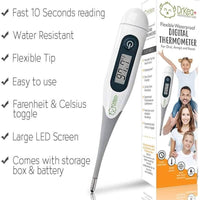 KeaBabies Flexible Waterproof Digital Thermometer