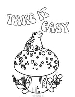 Hot Squirrel Summer Coloring Sheets