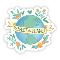 Big Moods 'Respect the Planet' Vinyl Sticker