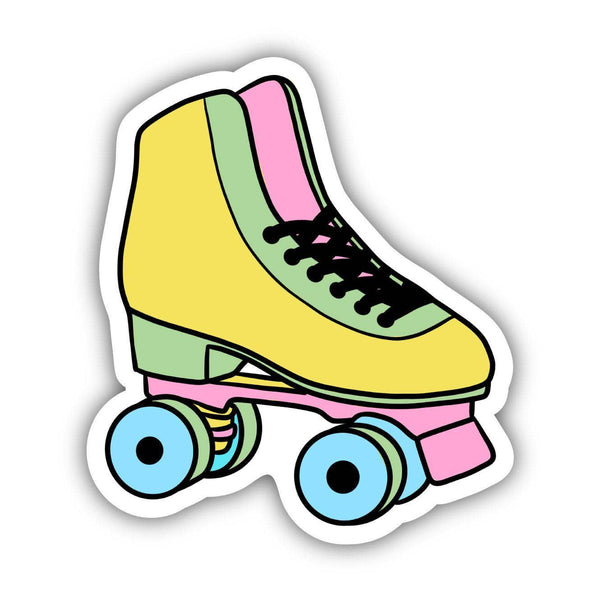 Big Moods Multicolor Rollerskate Vinyl Sticker
