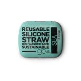 GoSili Straw with Travel Tin - Extra Long