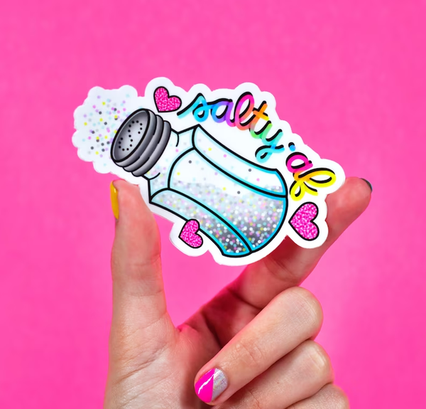Jesiiii 'Salty AF' Vinyl Sticker