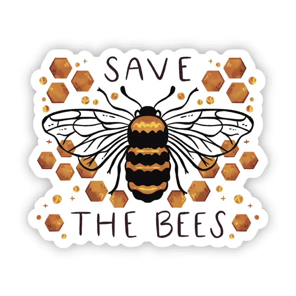 Big Moods 'Save the Bees' Vinyl Sticker