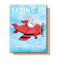 *FINAL SALE* Paper Wilderness Social Distance Hi Greeting Card