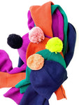 June & January Pom Beanie and Scarf Set