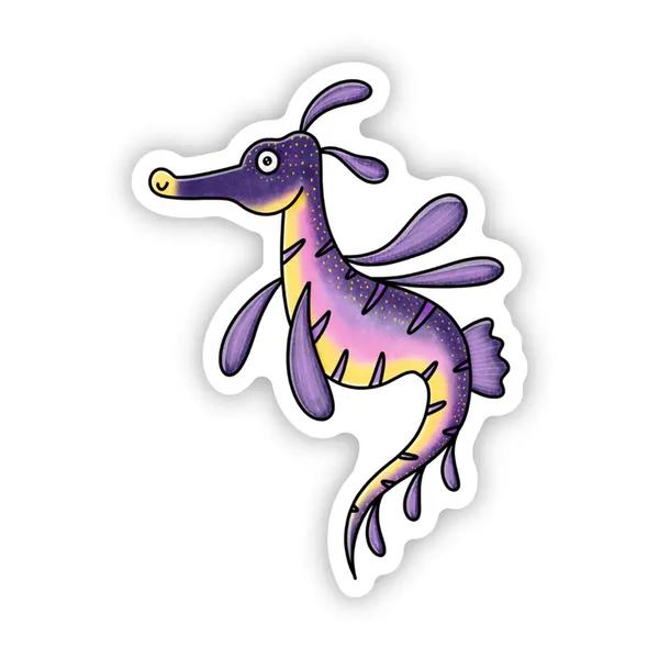 Big Moods Seahorse Vinyl Sticker