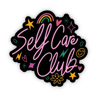 Big Moods 'Self Care Club' Vinyl Sticker