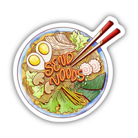 Big Moods 'Send Noods' Ramen Vinyl Sticker