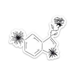 Big Moods Black & White Serotonin Symbol Vinyl Sticker