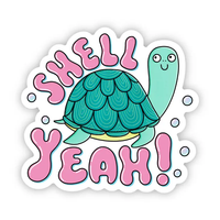 Big Moods 'Shell Yeah' Vinyl Sticker