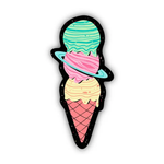 Big Moods Space Ice Cream Vinyl Sticker