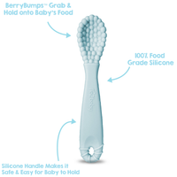 RaZbaby RaZberry Silicone Training Spoon 2-Pack