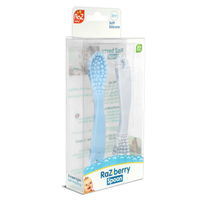 RaZbaby RaZberry Silicone Training Spoon 2-Pack