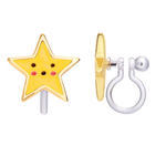 Girl Nation Holiday Clip-On Cutie Earrings - Happy Star