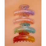 Tie Dye Ombre Hair Claw Clips