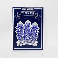 Home Malone Bluebonnet Vinyl Sticker